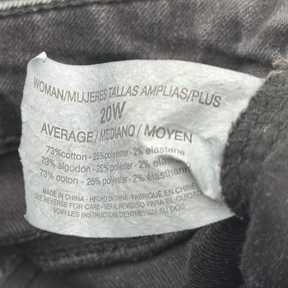 Bandolino mandie black jeans stretchy denim women’s jeans plus size 20W (A98) - Picture 6 of 11